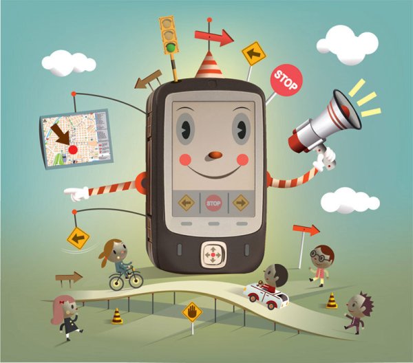 Креативная реклама телефона