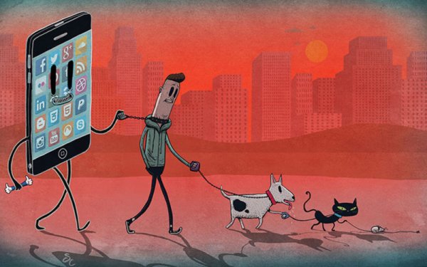 Зависимость людей от гаджетов