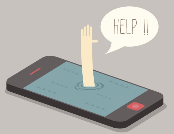 Зависимость от телефона