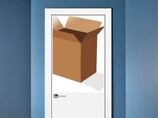 Картонная табличка