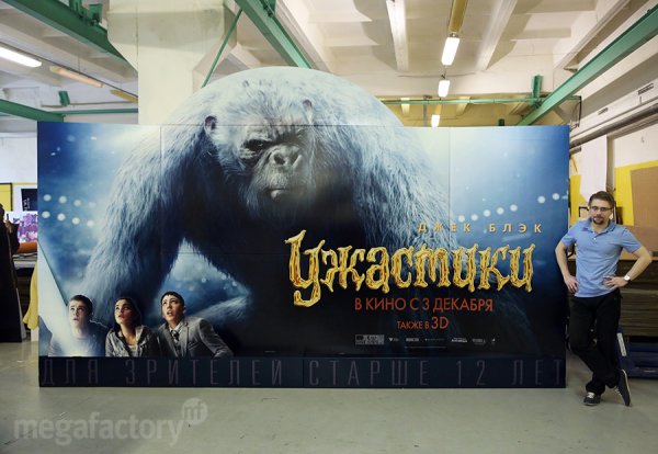 Картонный плакат человека