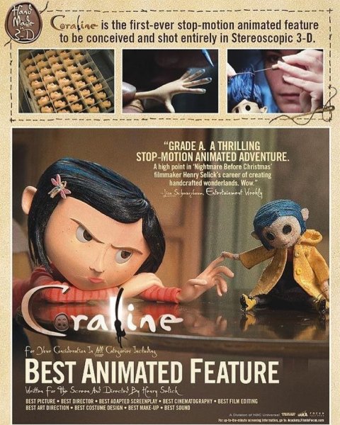 Каролина в стране кошмаров плакат