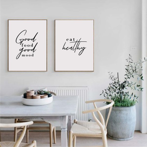 Постеры для интерьера кухни в скандинавском стиле