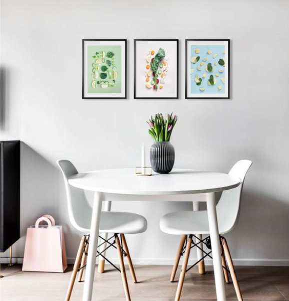Картины на кухню в скандинавском стиле