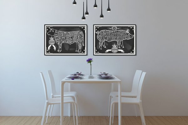 Постеры для кухонного интерьера