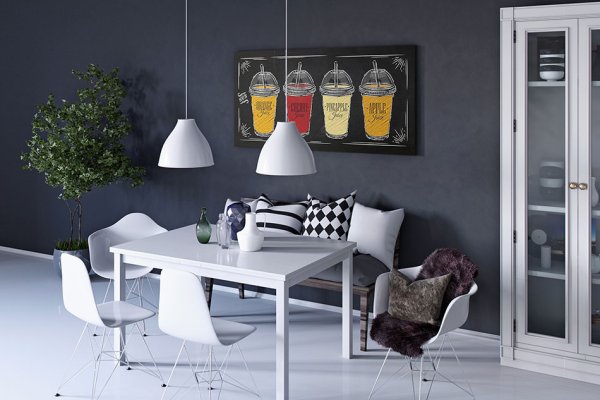 Картина на кухне над столом