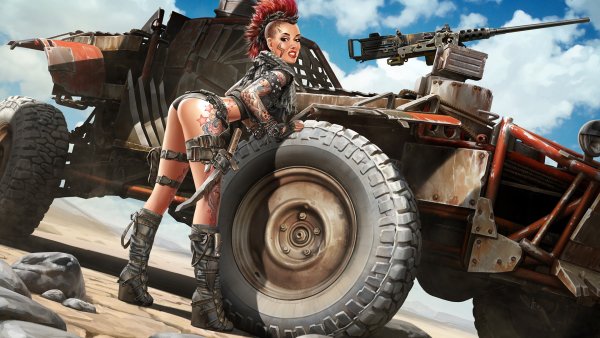 Сергей Кондратович. Постапокалиптический пин-ап.