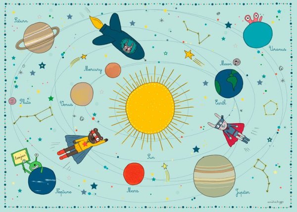 Плакат космос для детей