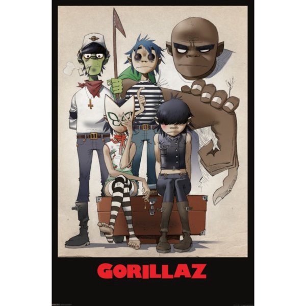 Gorillaz плакат