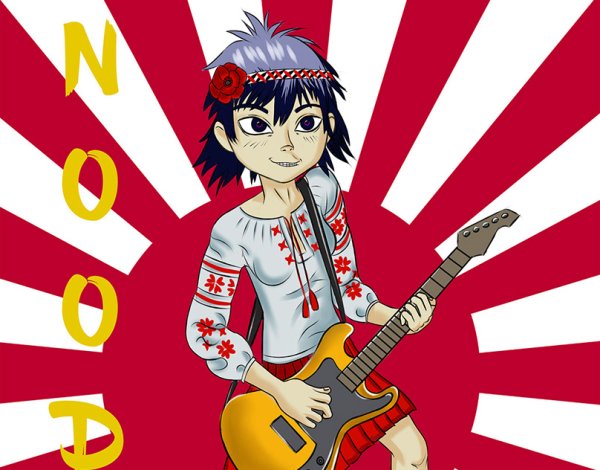 Группа Gorillaz Постер