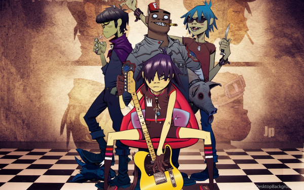 Группа Gorillaz персонажи
