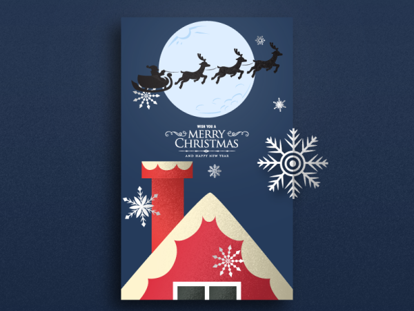 Плакат на Рождество