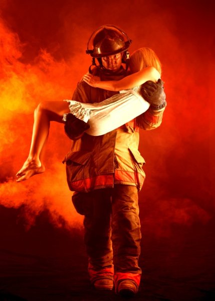 Пожарный для принта