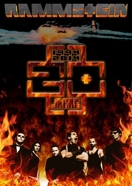 Постер рамштайн в 90е