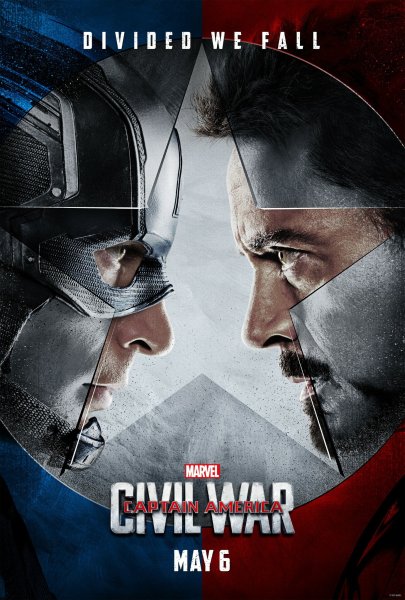 Captain America Civil War Постер