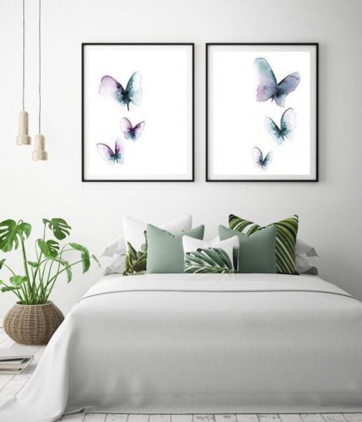 Постеры в спальню над кроватью