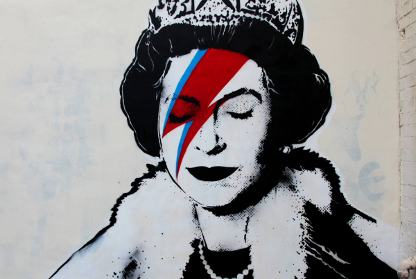 Бэнкси граффити Криминальное чтиво