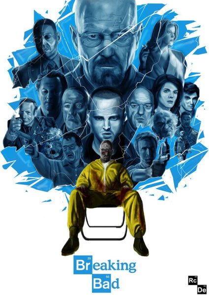 Breaking Bad 2008-2013 Постер