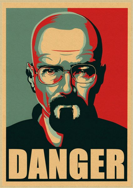 Во все тяжкие Постер арт