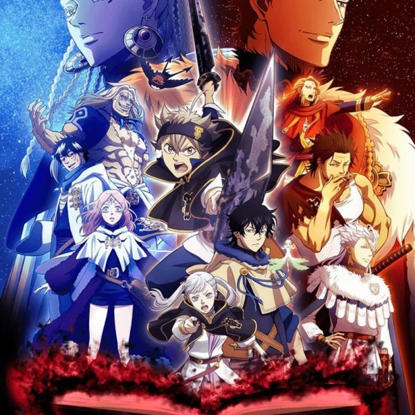 Аниме черный Клевер Клевер