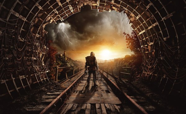 Плакат метро исход