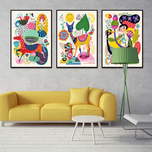 Картины наклейки на стены