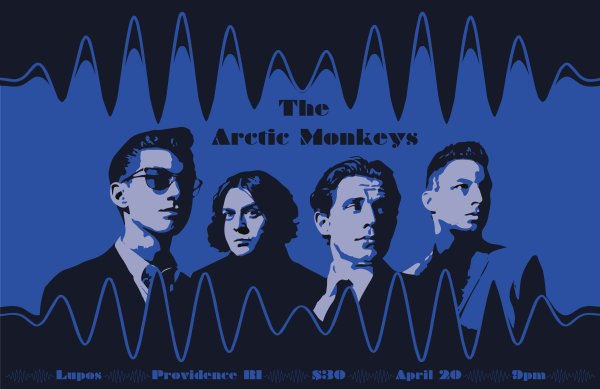 Arctic Monkeys плакат