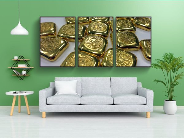 Постер "в золоте"