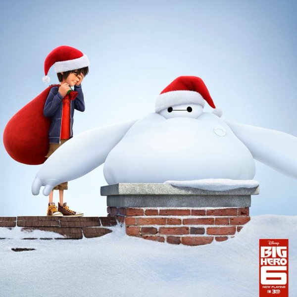 Город героев мультфильм 2014 Постер