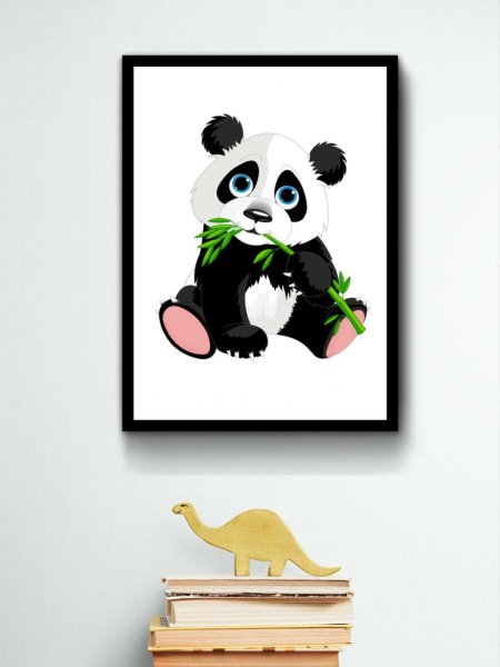 Панда плакат