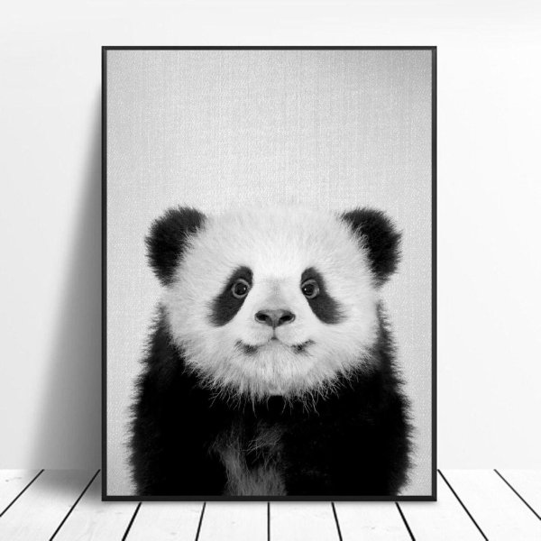 Плакат с пандочками