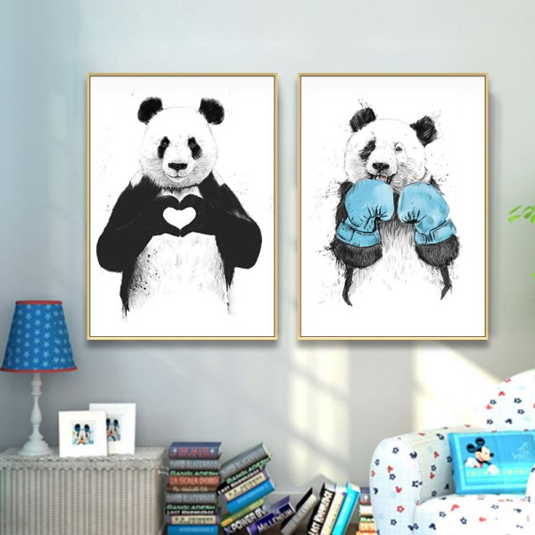 Панда плакат