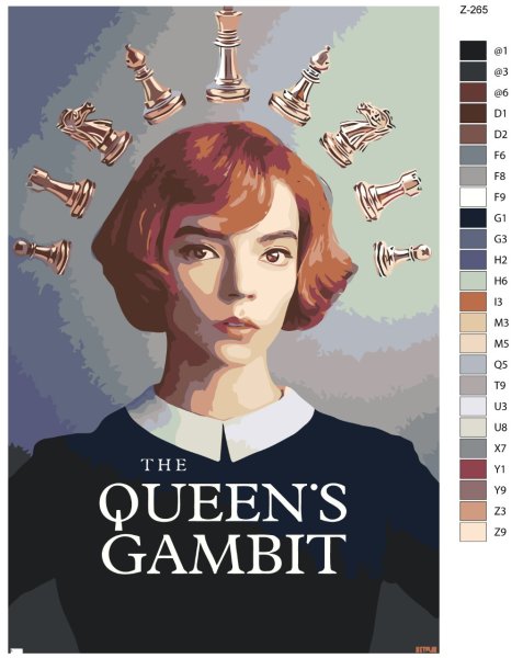 Ход королевы Нетфликс Постер