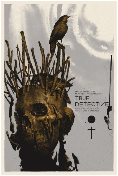 Настоящий детектив сериал Постер