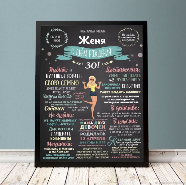 Постер достижений для мальчика