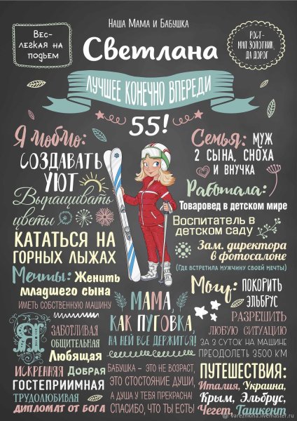 Плакаты достижений к году