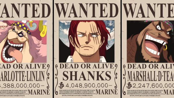 Монки д Луффи награда за голову