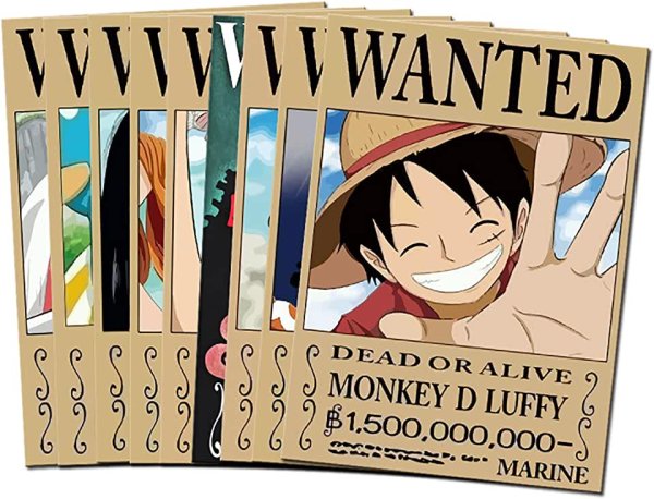 Монки д Луффи награда за голову
