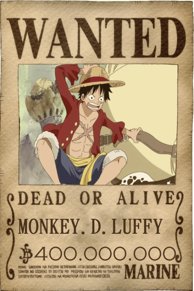 Листовки розыска Ван Пис