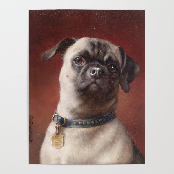 Энди Уорхол с мопсом