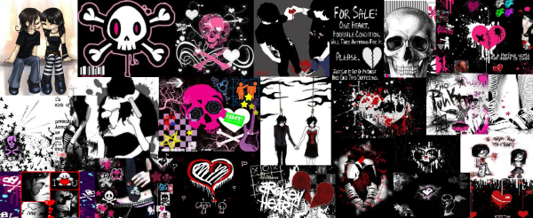 Плакаты в стиле эмо