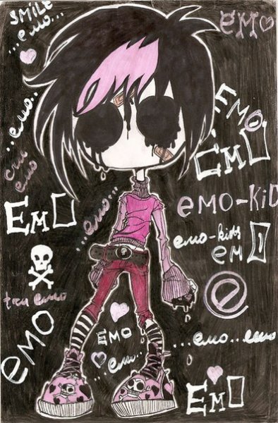 Плакаты в стиле эмо