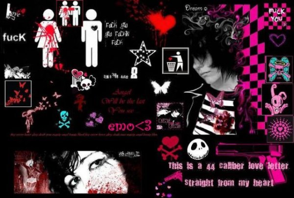Постеры в стиле эмо