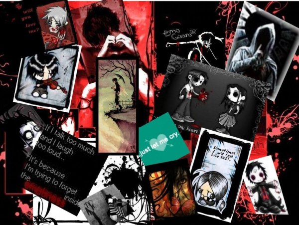 Постеры в стиле эмо
