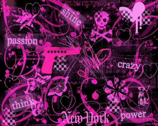 Фон в стиле эмо