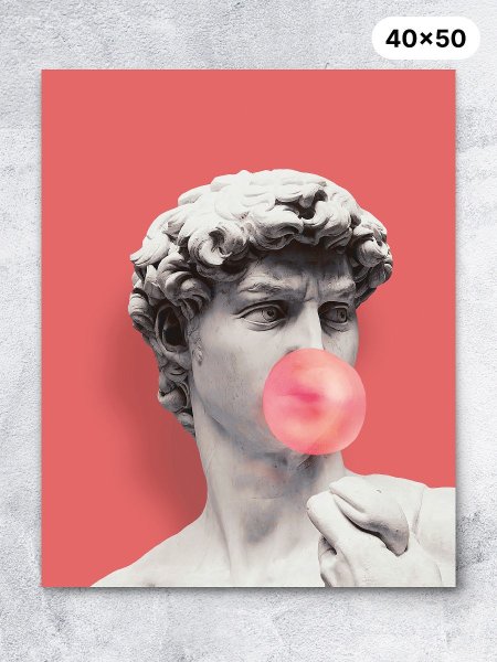 Голова Давида в интерьере