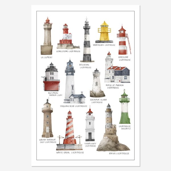 Маяк постеры арт