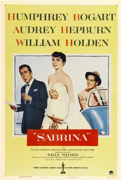 Sabrina 1954 Постер