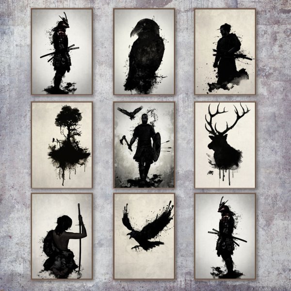 Готические плакаты на стену