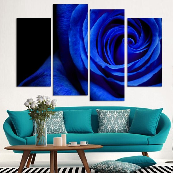 Голубая тройная картина